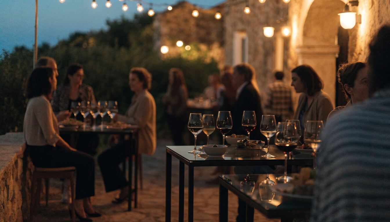 Savor the Night: A Relaxed Social Evening for Adventurous Adults in Southern France