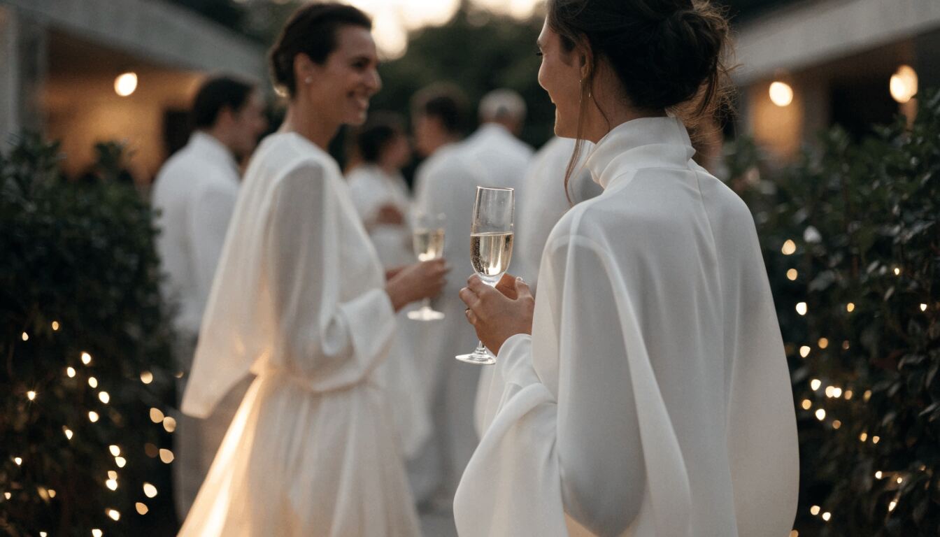 Glow in Elegance: A White-Themed Night of Connection and Play