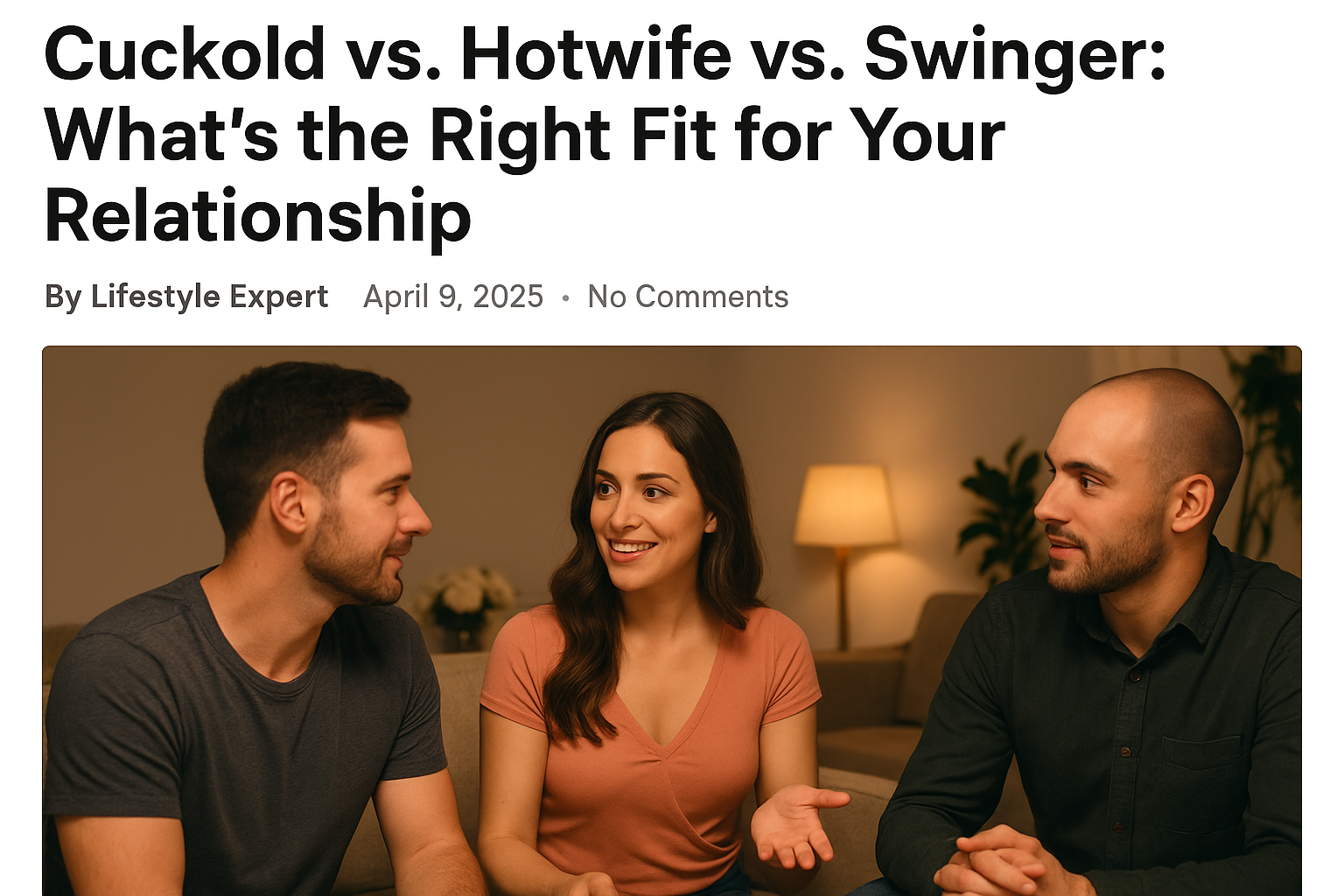 Cuckold vs Hotwife vs Swinger — Which Lifestyle Truly Fits Your Relationship