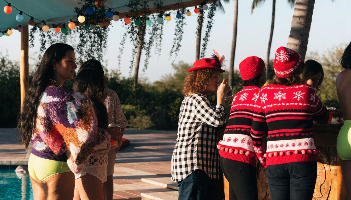 Dive Into a Tropical Holiday Escape with a Playful Twist